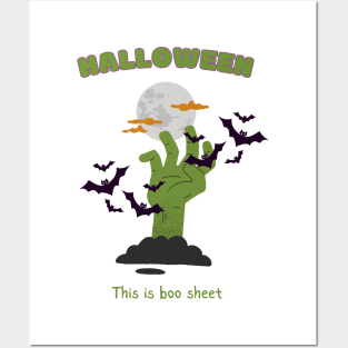 Halloween This is boo sheet Posters and Art